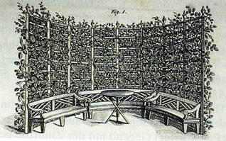 Conversation place with Tapetenrose