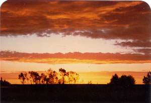 photo of sunset in Karoo
